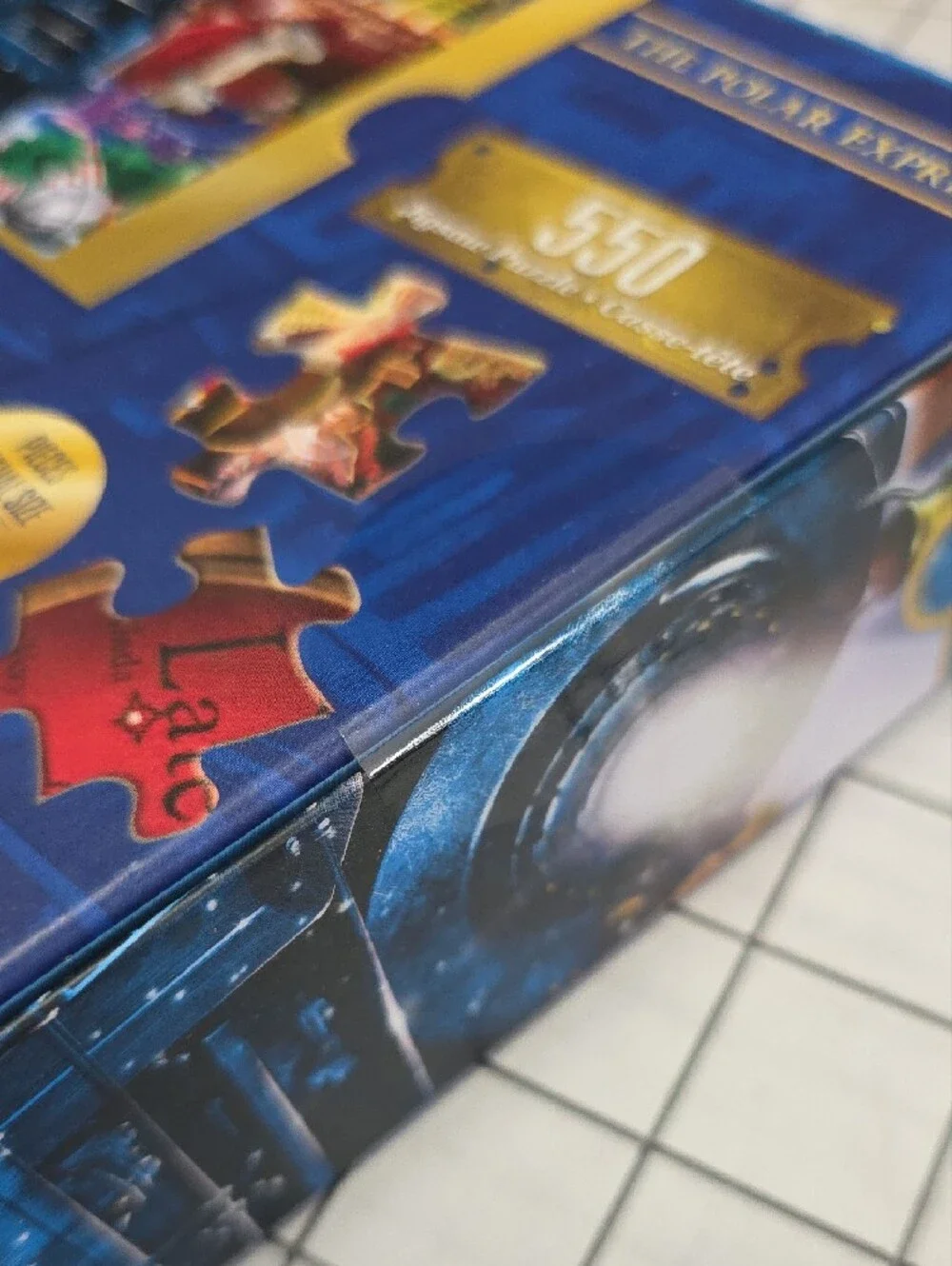 MasterPieces The Polar Express 550-Piece Jigsaw Puzzle - Blue Box, NIB 24